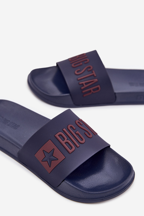Pánske Pantofle Big Star SS174361 Tmavomodré