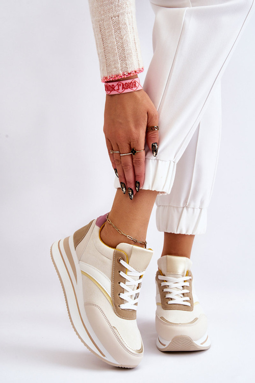 tenisky na klínku Béžové Hermain