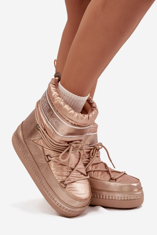 Ženské sněhule s šněrováním O'NEILL LISA WOMEN HIGH 90253012.99U Zlaté