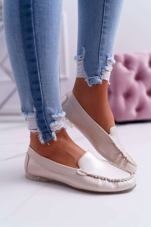 Dámske mokasíry Sergio Leone Golden Pearl Winted