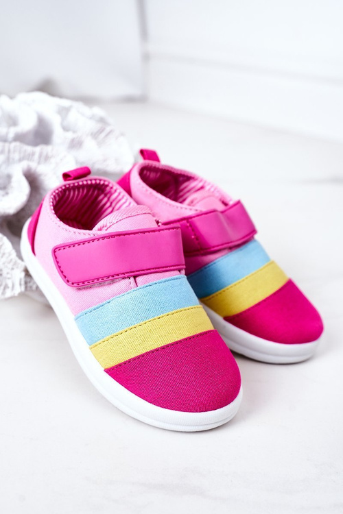 Dětské Tenisky Se Suchým Zipem Fuchsie Marta