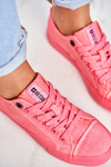 Dámska nízka veľká hviezda DD27444 Ružové tenisky