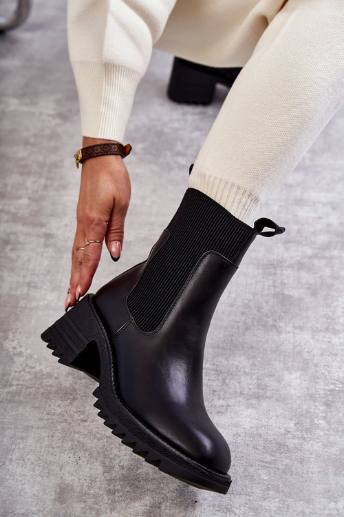 Ženské izolované vysoké podpätky Čierna abella