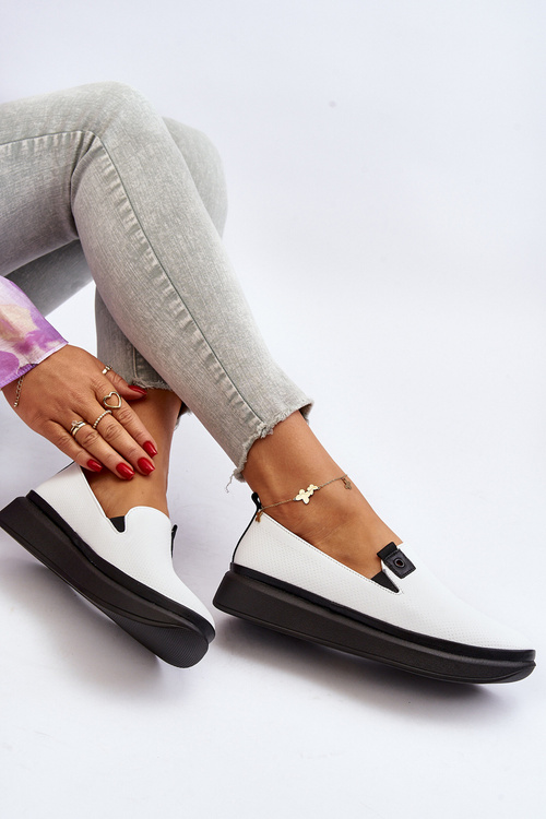 Dámské kožené espadrilky na platformě v multibarevném provedení Chorisa