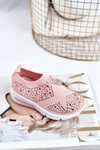 Detské športové topánky s zirkónmi Pink Linda