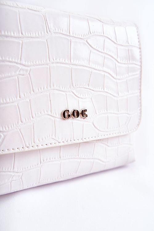 Kožená taška Small Messenger Bag GOE ZNJ035 Bílá