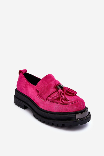 Dámské semišové mokasíny Fuchsia Ramvli