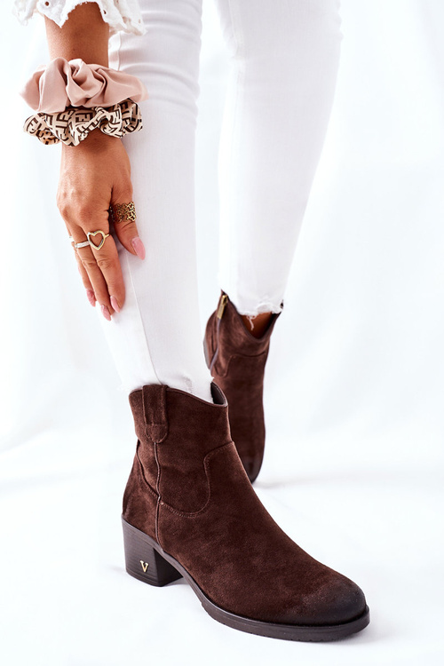 Ženské semišové hnedé hillbrook izolované topánky