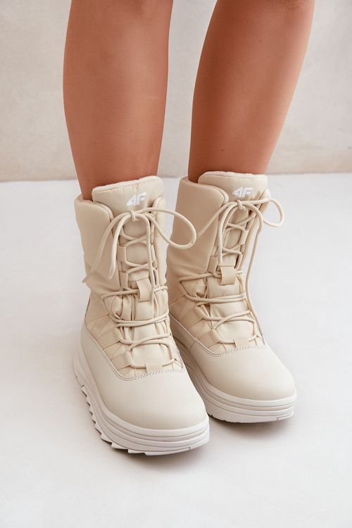 Dámské Sněhule INUA S Izolací Primaloft 4F Béžové 4FRAW24FSBSF012