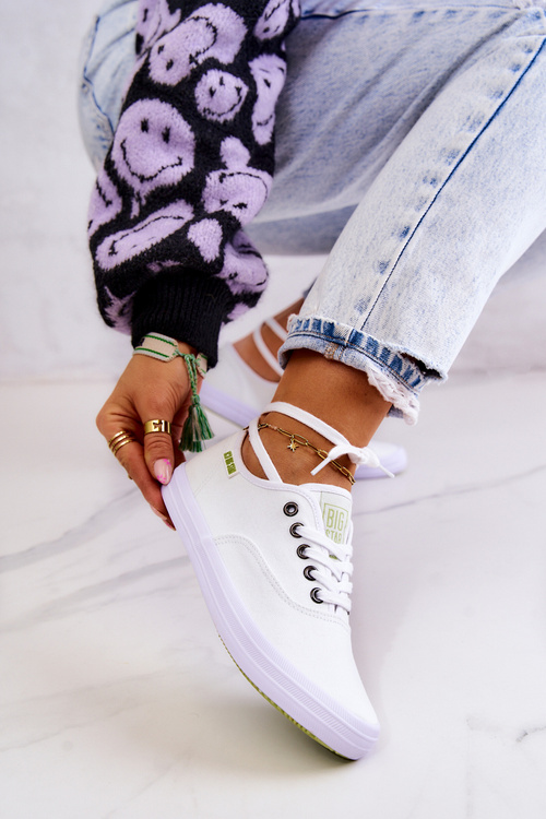 Lehké dámské tenisky Big Star JJ274260 Bílá