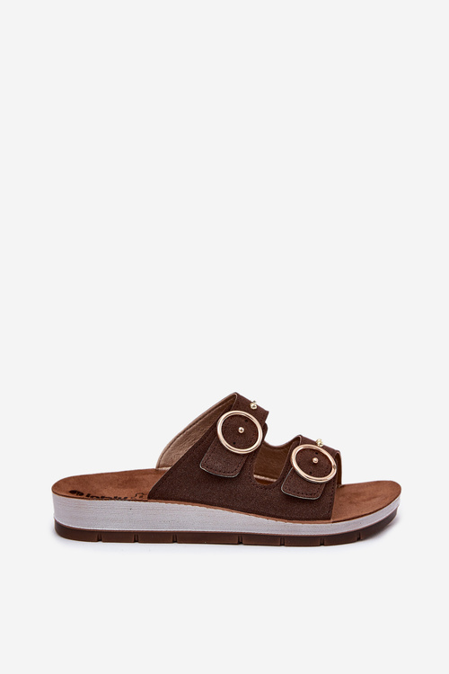 Pohodlné Dámske Papuče Inblu CP000054 Hnedé