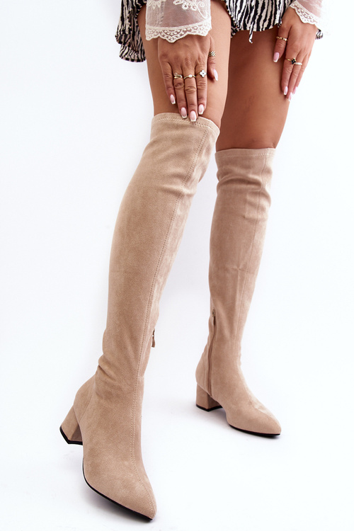 Dámske topánky s nízkym obsahom Maidna nad kolenom