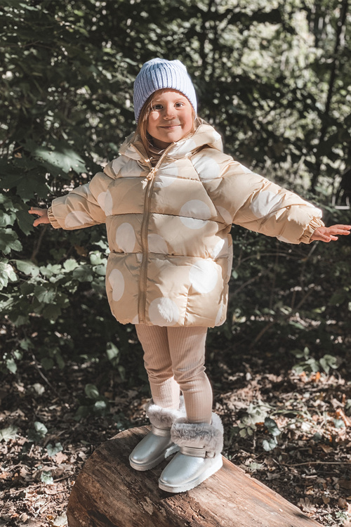 Teplé Dívčí obuv sněhové boty s kožešinovým stříbrem JellyBeans