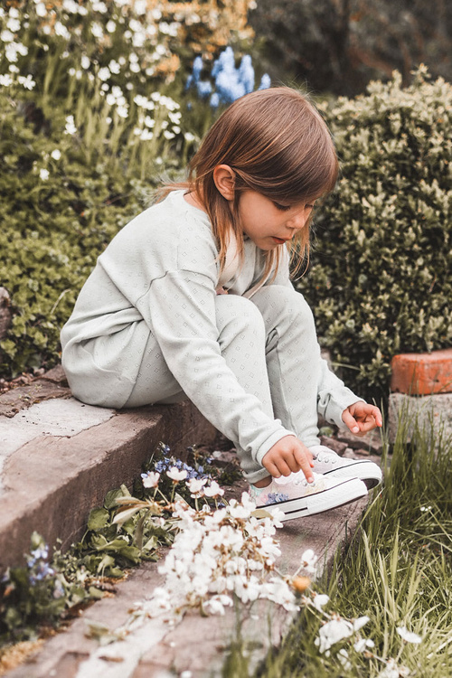 Dětské tenisky s potiskem látky Růžový Buster