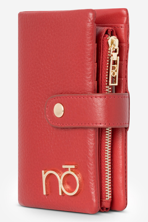 Dámská Malá Peněženka Z Přírodní Kůže Nobo NPUR-LR110-C005 Červená