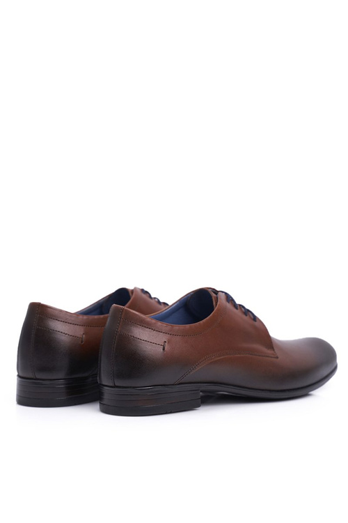 Pánské Polobotky Casual Nikopol Kožené Hnědé 1738