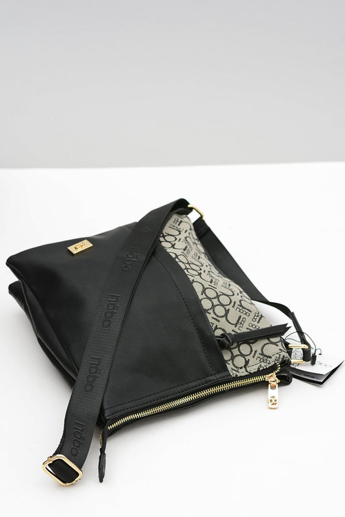 Priemerná čierna kabelka Nobo Dámska