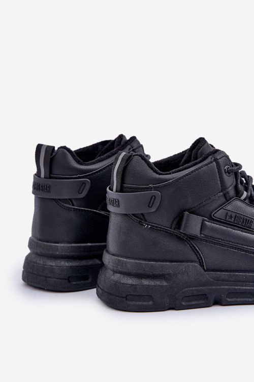 Pánské Tenisky Z Eko Kůže Big Star OO174004 Černé