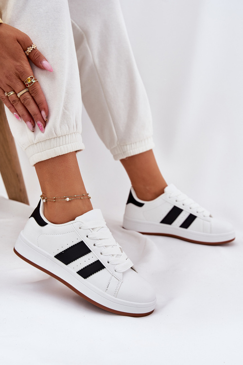 Dámské Tenisky Z Eko Kůže Bílé Arlenina