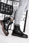 Dámske lakované topánky, Čierne topánky Marita