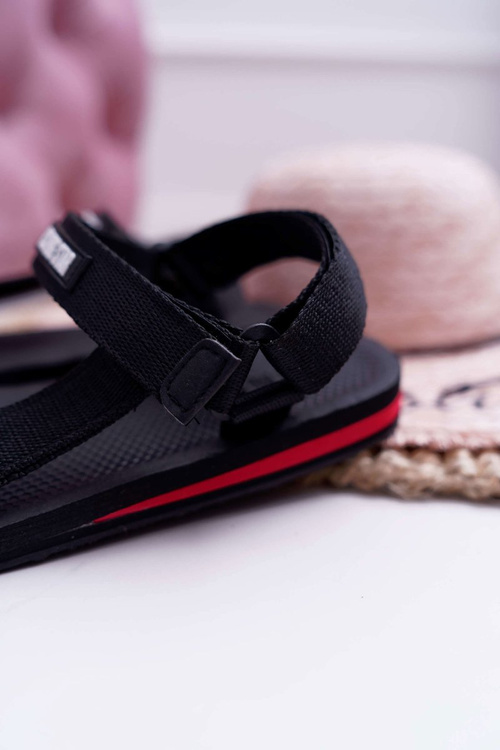 Dámske sandále pre veľkú hviezdu pre suchý zips DD274A282