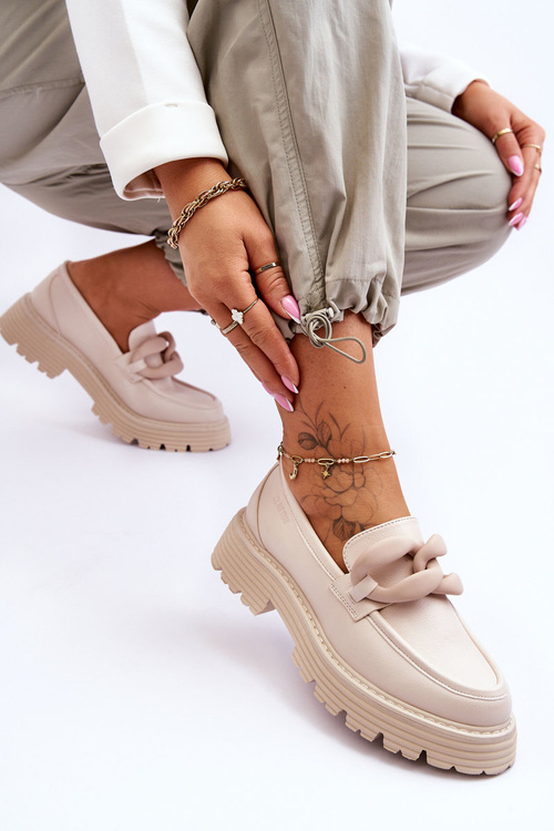 Veľká hviezda LL274581 Kožené mokasíry