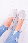 Dámské šedé balleríny Eparo