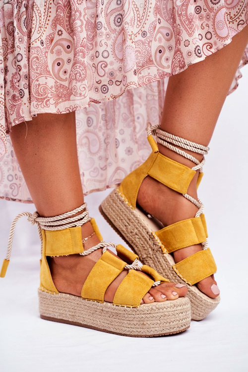 Dámské Espadrilky Žluté India