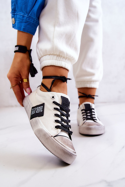 Dámské tenisky BIG STAR JJ274350 Bílo-černé