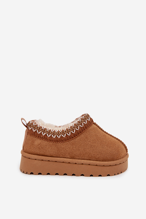 Dětské sněhule s výšivkou Camel Prina