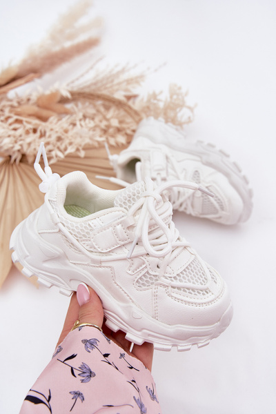 Sportovní Boty Sneakers Dětské Bílé Tilvianea