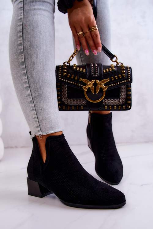 Subcrew Openwork topánky s strihom -out čiernou Carine