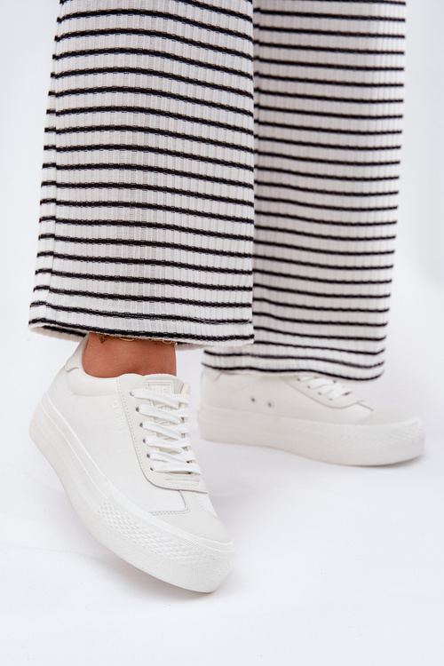 Dámské tenisky na platformě Big Star RR274337 Bílé