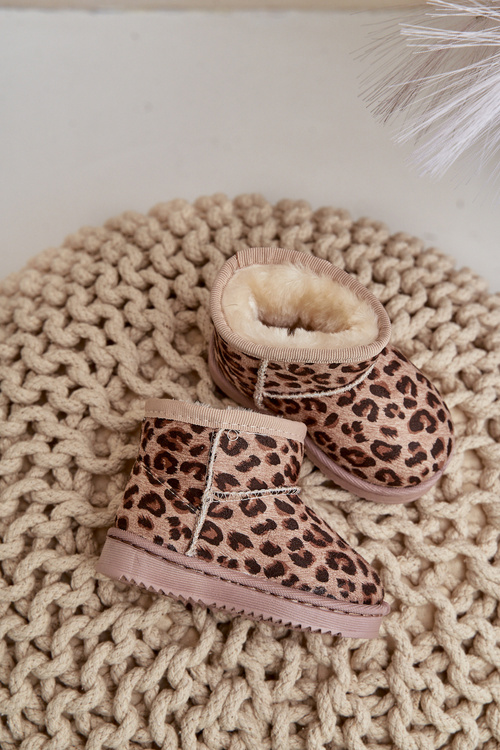 Dětské zimní boty s polstrováním Bežové Nallita