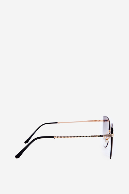 Dámske Slnečné Okuliare UV400 Zlato-Čierne