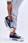 Dámske tenisky na platforme Lee Cooper LCW-23-31-1803L Navy Blue