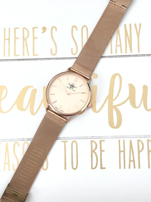 Dámske hodinky Michael John Florence Beige Shield 40 mm