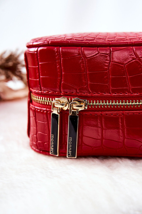 Veľký kozmetičko Monnari CSM0080-005 Červená