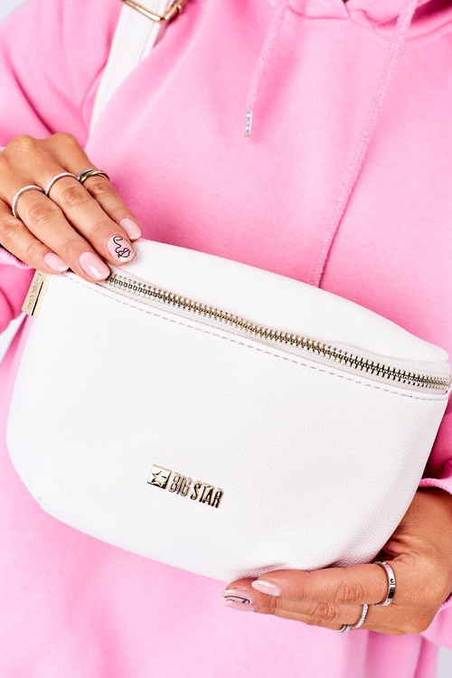 Kožený batoh / obličky 2in1 veľká hviezda HH574060 béžová