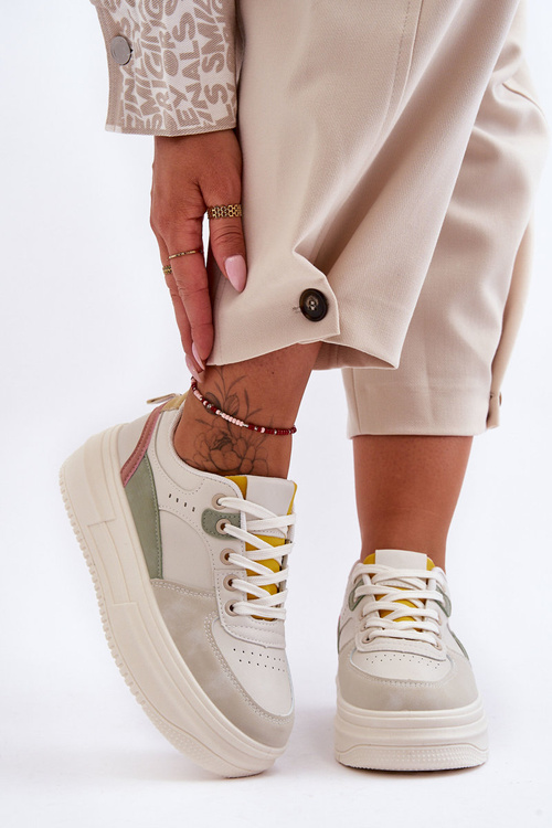 Dámske športové topánky na masívnej platforme viacsekvorované Gemma