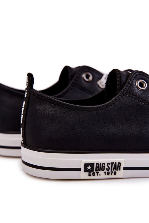 Pánské kožené tenisky Big Star KK174047 Černá