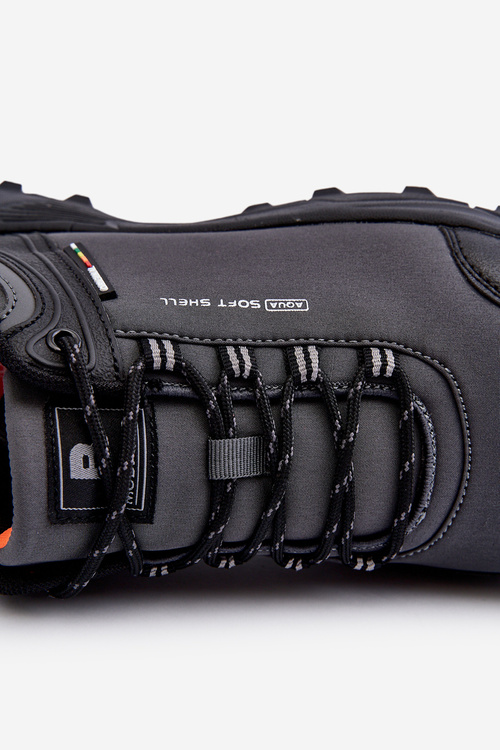 Šedé pánske turistické topánky McBraun