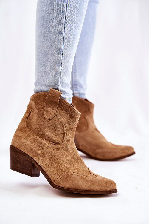 Dámské Kotníkové boty Spitz Lewski Shoes 3236 Béžove