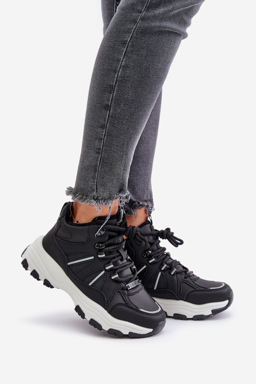 Zateplené Dámské Tenisky Big Star OO274A160 Černé