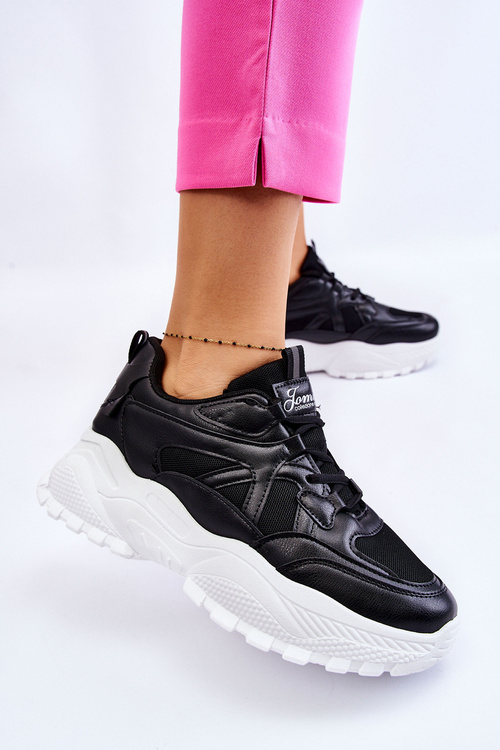 Klasické tenisky na platforme Black Larrec