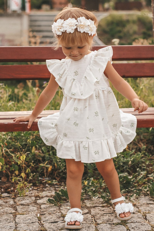 Dětské Sandály se Suchým Zipem Zářící Bílé Milena