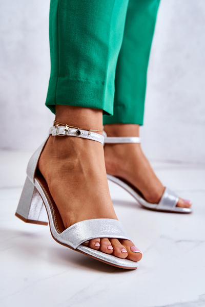 Dámske módne sandále na Lucida Silver Post
