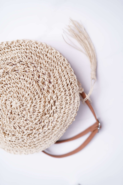 Pletena kabelka Octario Béžová