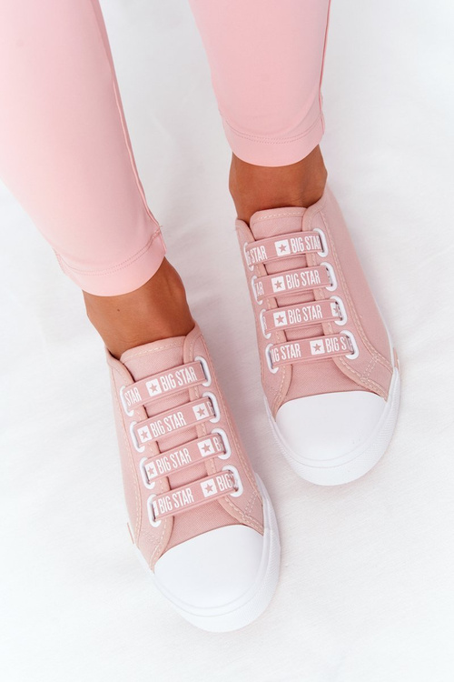 Dámska veľká hviezda HH274096 Pink Sneakers