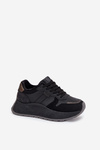 Zateplené dámské sneakers na platformě Big Star SS274007 HI-POLY SYSTEM černé